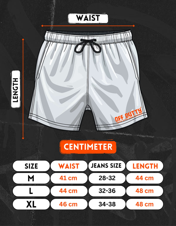 Off-Dutty™ White Short "Signature Brown Leather Logo Detail on Left"